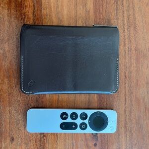 Bellroy Dark Brown small note folio with mini pen